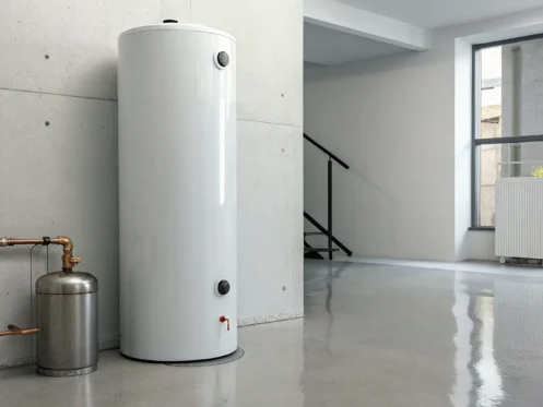 A residential water heater making noise and needing diagnosis.